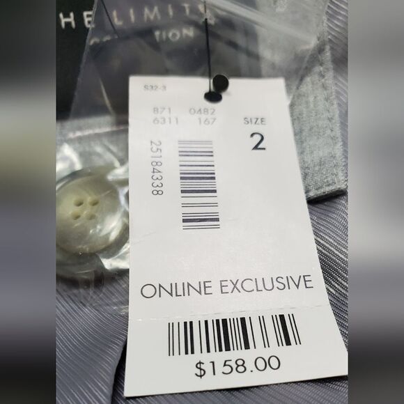 NWT The Limited Collection Gray Blazer - Picture 5 of 7